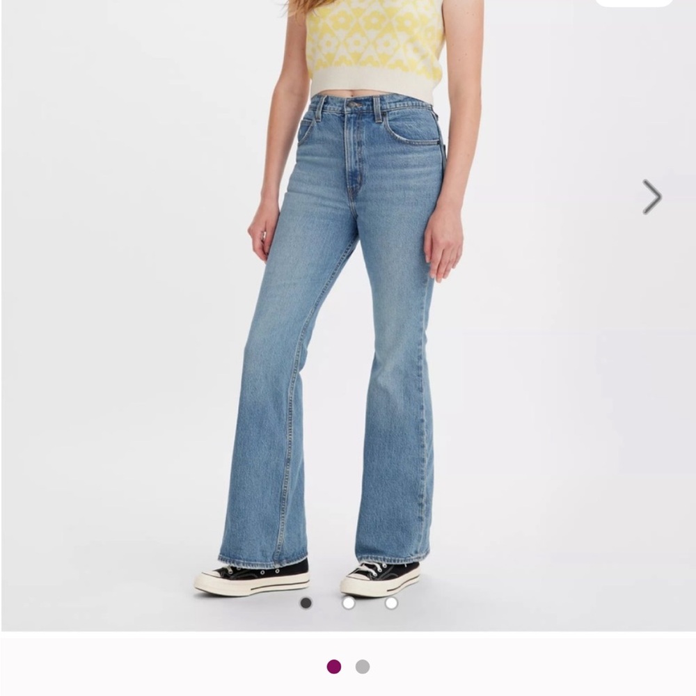 Levi's Light Blue Flare Jeans
